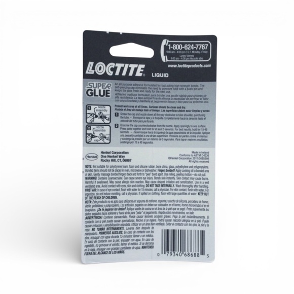 LOCTITE Super Glue Liquid – 2 Pack, Clear, 2g Tubes – NWT - Picture 5 of 6